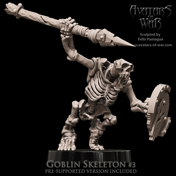 Goblin Skeletons (Battle-Ready Regiment) by Avatars of War