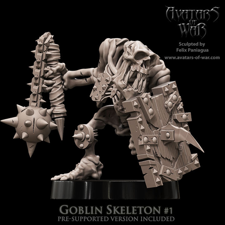 Goblin Skeletons (Battle-Ready Regiment) by Avatars of War