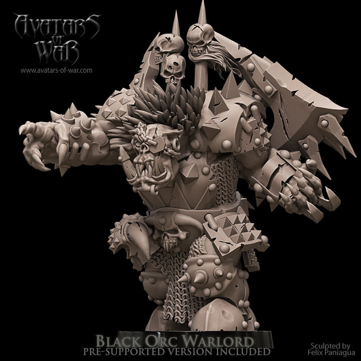 Black Orc Warlord by Avatars of War