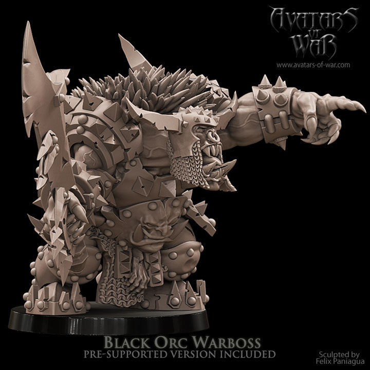 Black Orc Warboss by Avatars of War