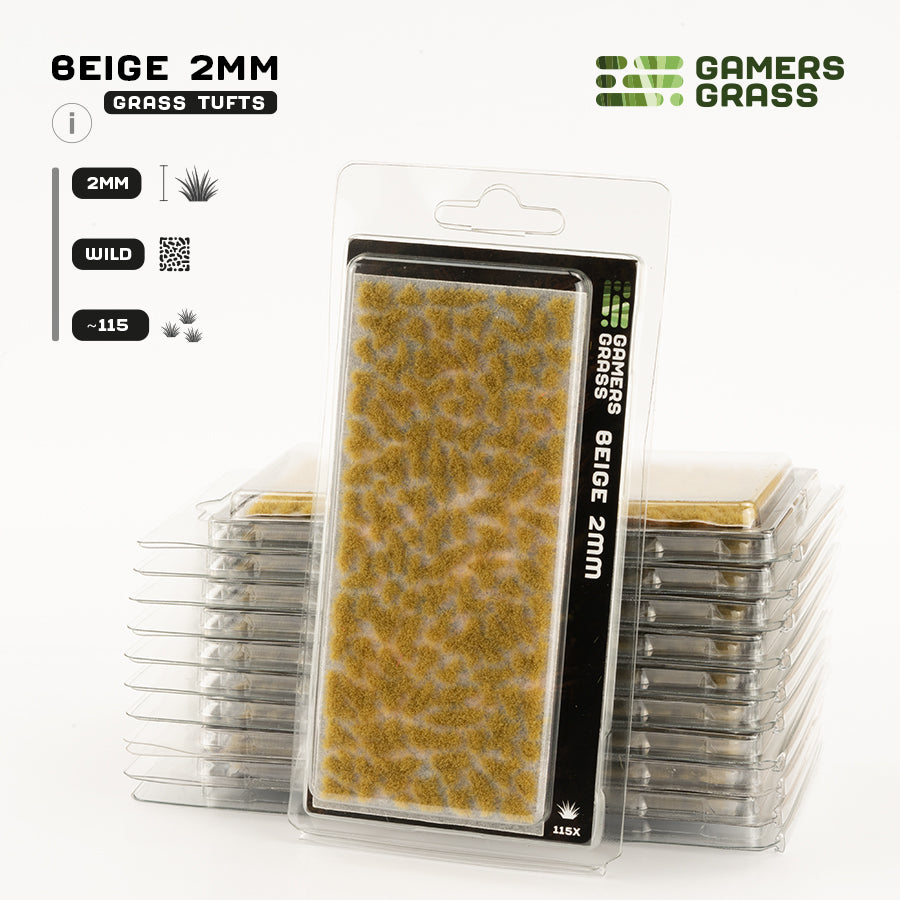 Beige 2mm - Wild Tufts By Gamers Grass