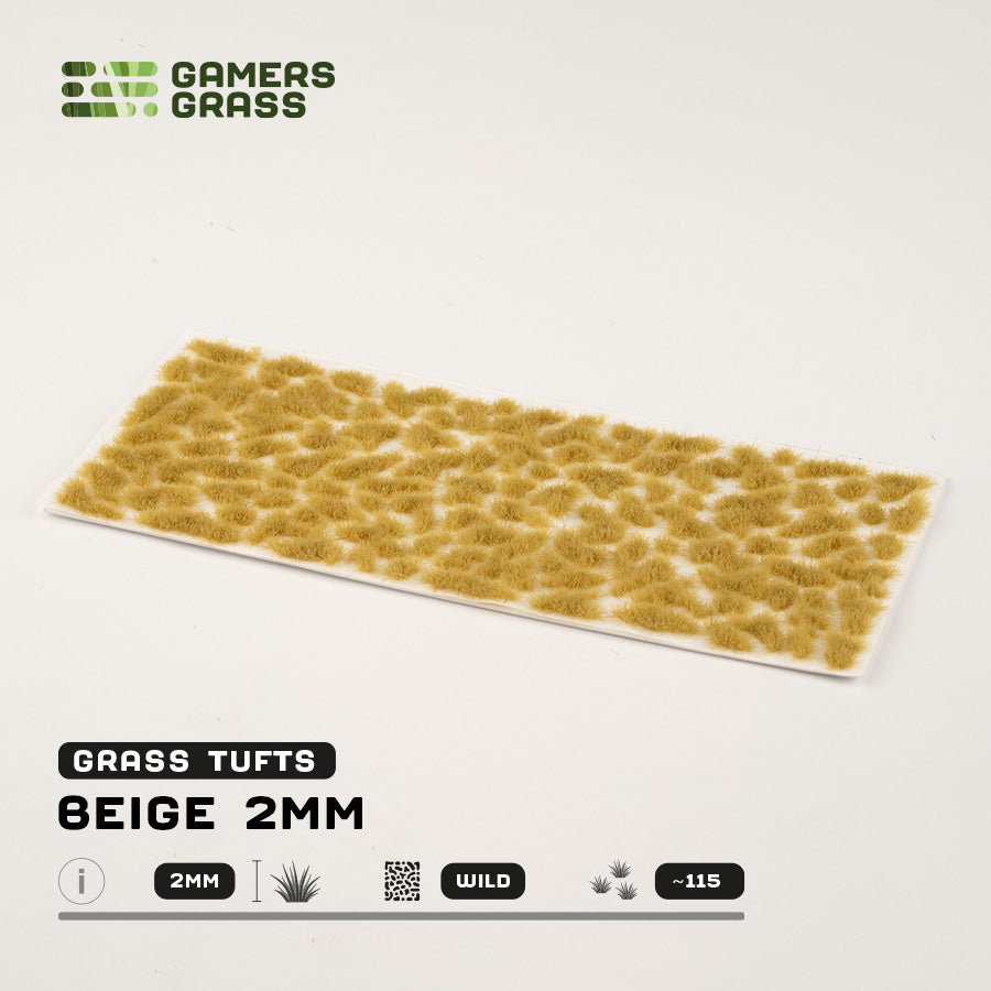 Beige 2mm - Wild Tufts By Gamers Grass