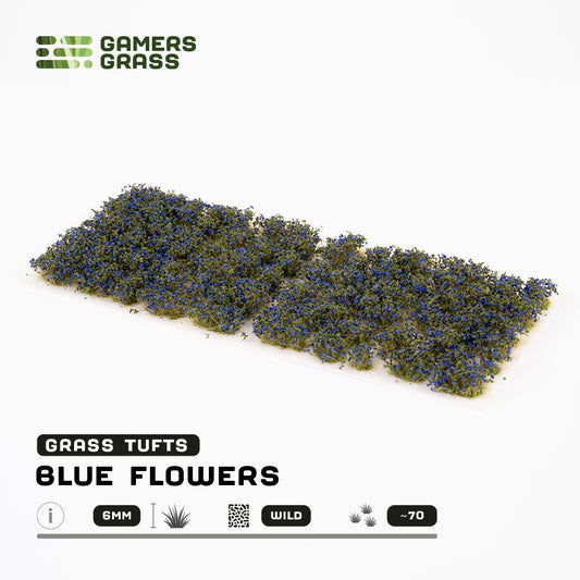 Blue Flowers 6mm - Wild Tufts By Gamers Grass