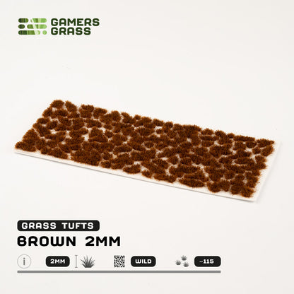 Brown 2mm - Wild Tufts By Gamers Grass