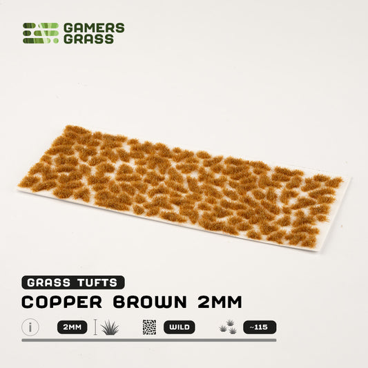 Copper Brown 2mm - Wild Tufts By Gamers Grass