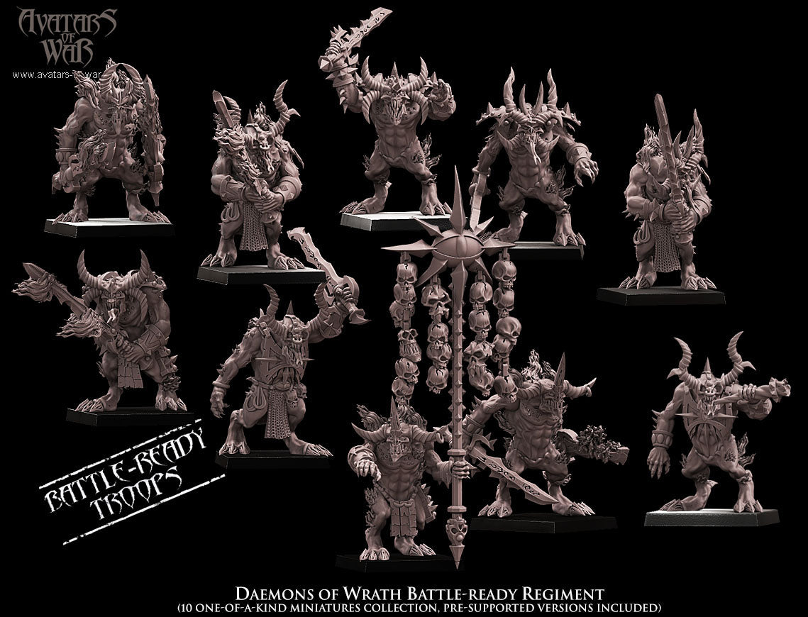 Demons of Wrath (Battle-Ready Regiment) by Avatars of War