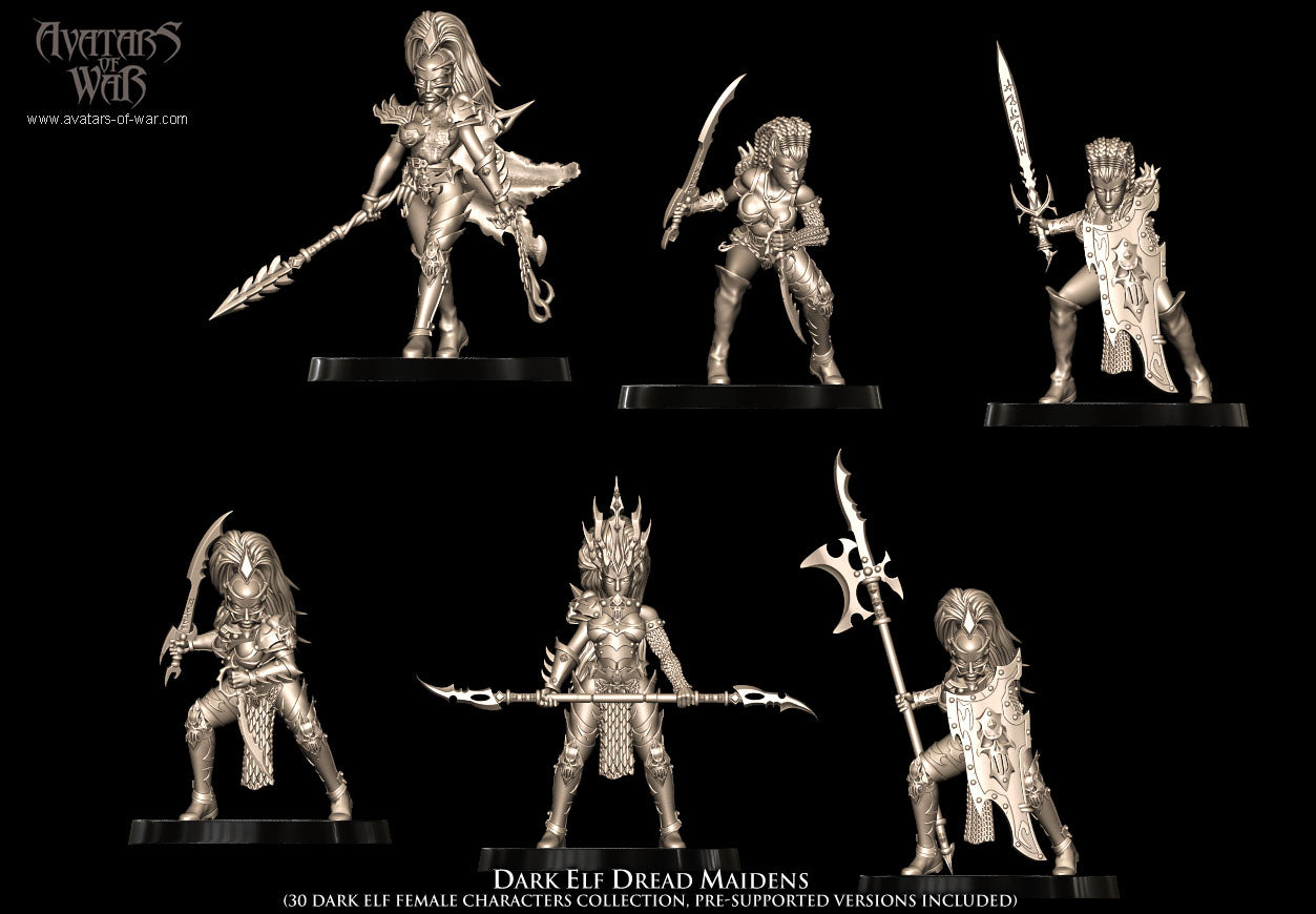 Dread Maidens (Battle-Ready Regiment) by Avatars of War