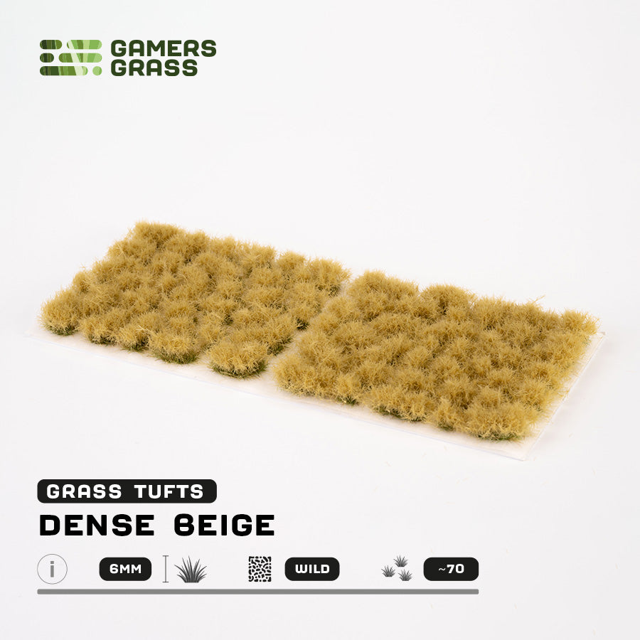 Dense Beige 6mm - Wild Tufts By Gamers Grass