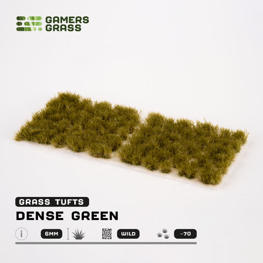 Dense Green 6mm - Wild Tufts By Gamers Grass