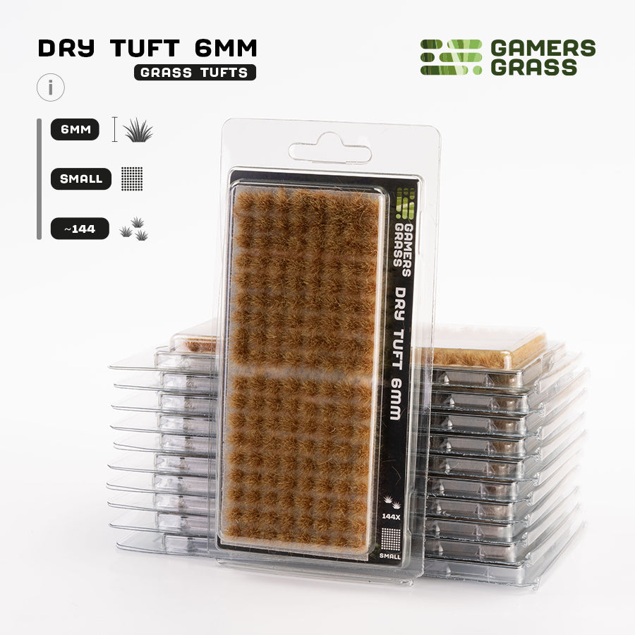 Dry 6mm - Small Tufts By Gamers Grass