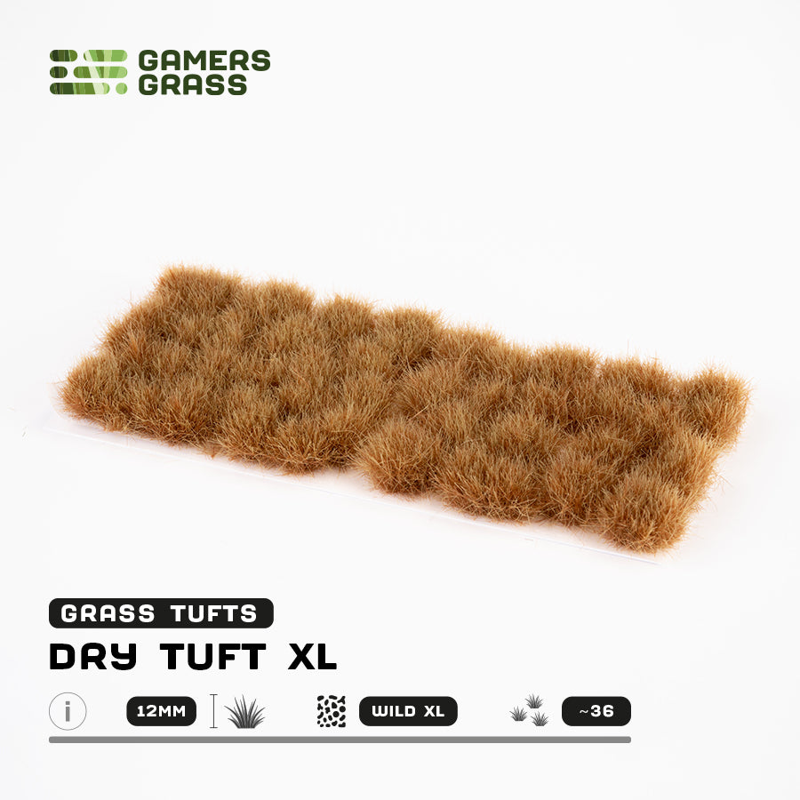 Dry XL 12mm - Wild Tufts By Gamers Grass