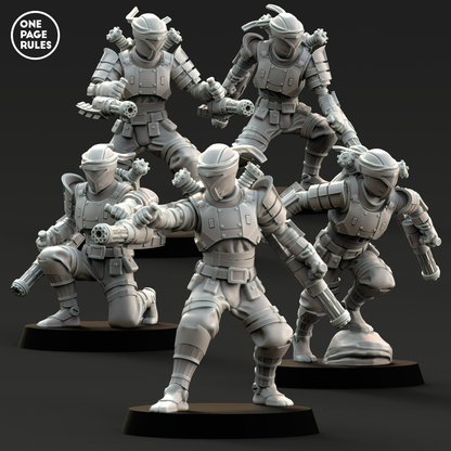 Ninjas (Auto-Guns) - Eternal Dynasty (5 Models)