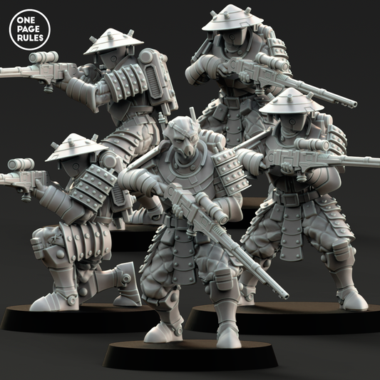 Warriors (Long Rifle) - Eternal Dynasty (5 Models)