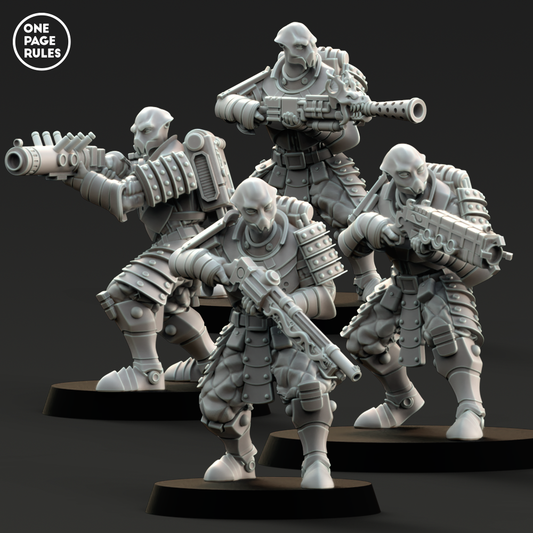 Warriors (Special Weapons) - Eternal Dynasty (4 Models)