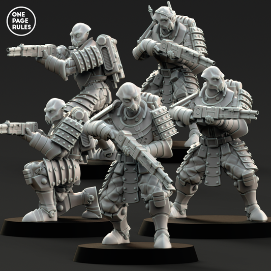 Warriors (Shotgun) - Eternal Dynasty (5 Models)