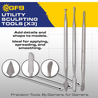 Gale Force 9: Precision Hobby Tools – Utility Sculpting Tools (3)