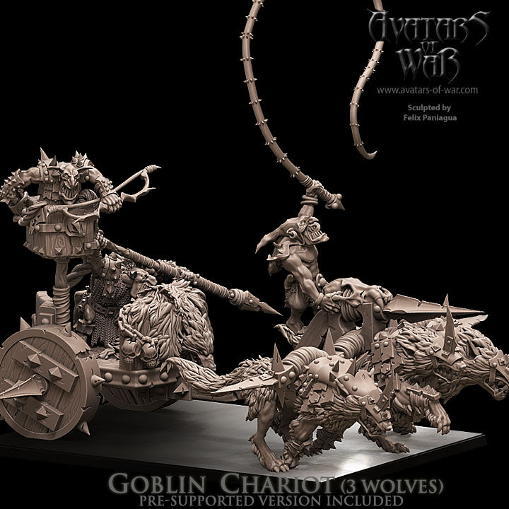 Goblin Chariot (3 Wolves)