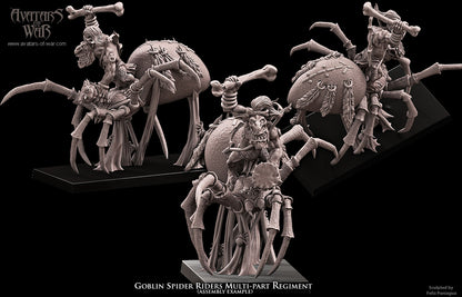 Goblin Spider Riders (Multi-Part Regiment) By Avatars of War