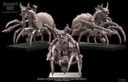 Goblin Spider Riders (Multi-Part Regiment) By Avatars of War