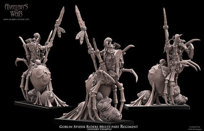 Goblin Spider Riders (Multi-Part Regiment) By Avatars of War