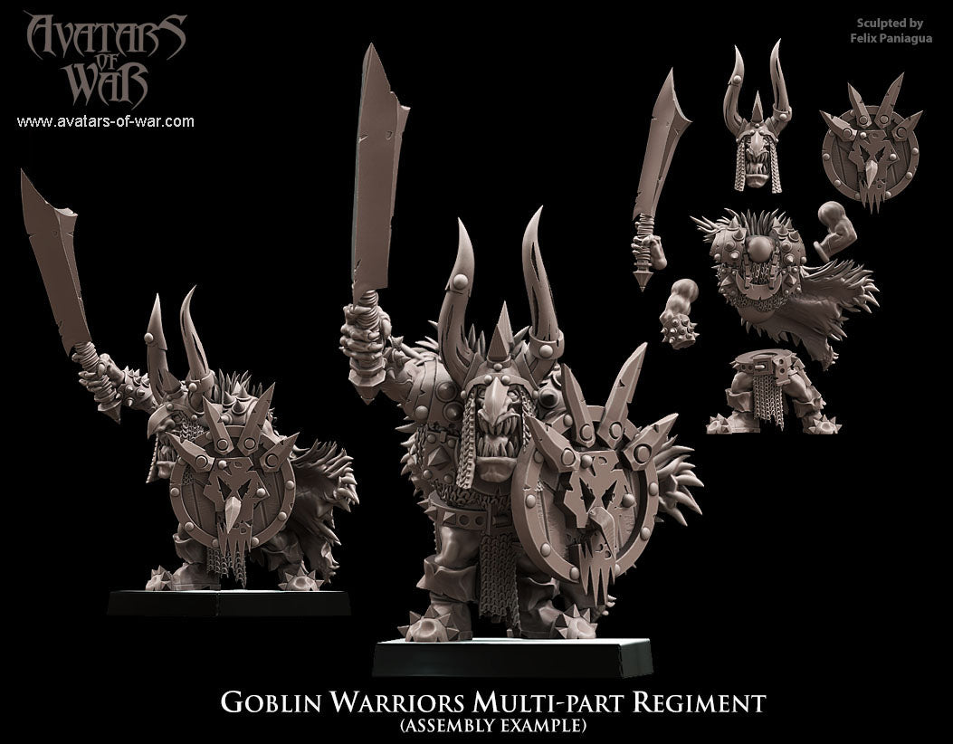 Goblin Warriors (Multi-Part Regiment) by Avatars of War