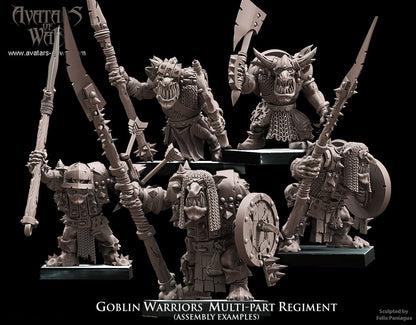 Goblin Warriors (Multi-Part Regiment) by Avatars of War