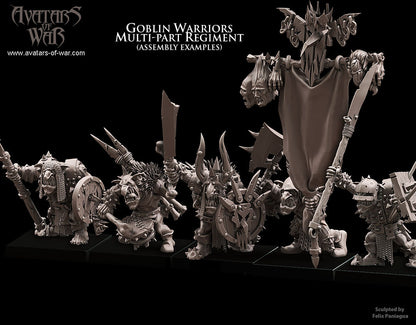 Goblin Warriors (Multi-Part Regiment) by Avatars of War