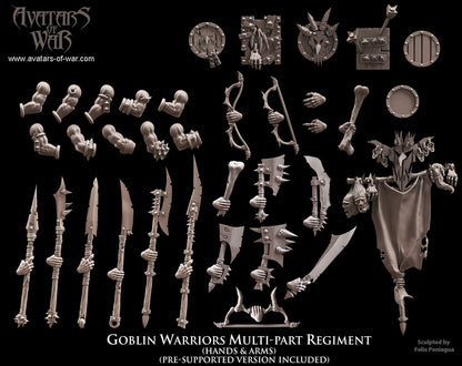 Goblin Warriors (Multi-Part Regiment) by Avatars of War