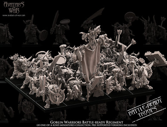 Goblin Warriors (Battle Ready Regiment) by Avatars of War