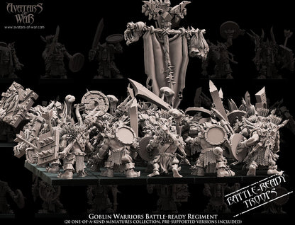 Goblin Warriors (Battle Ready Regiment) by Avatars of War