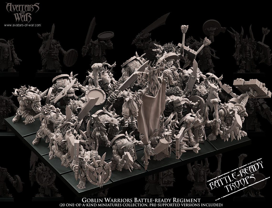 Goblin Warriors (Battle Ready Regiment) by Avatars of War