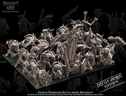 Goblin Warriors (Battle Ready Regiment) by Avatars of War