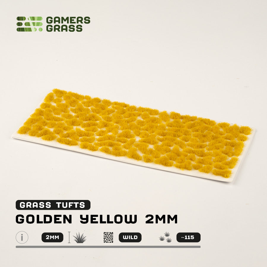 Golden Yellow 2mm - Wild Tufts By Gamers Grass