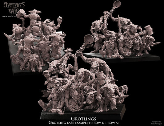 Grotlings (Multi-Row Regiment) by Avatars of War