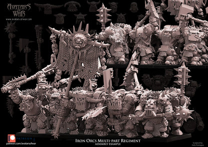 Iron Orcs (Multi-Part Regiment) by Avatars of War