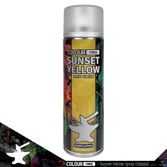 Colour Forge Aerosol Spray Primer - Sunset Yellow 500ml