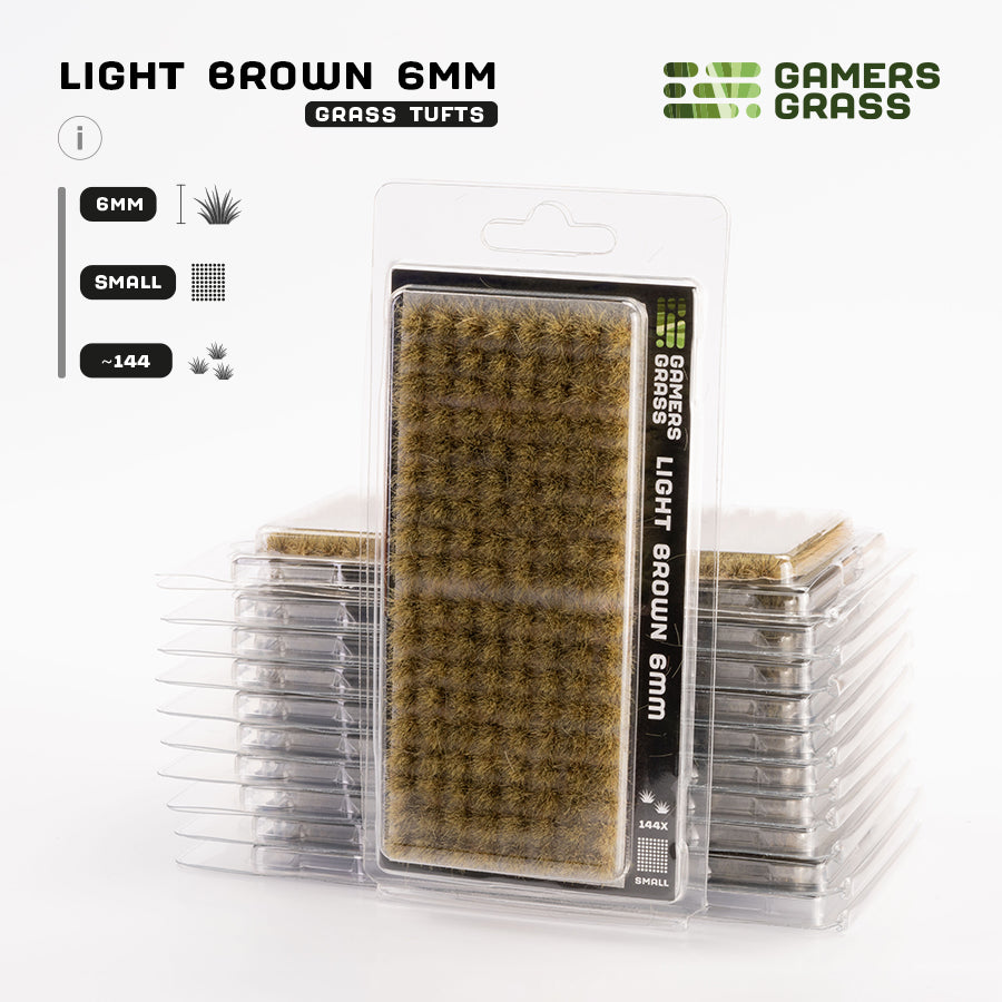 Light Brown 6mm - Small Tufts By Gamers Grass