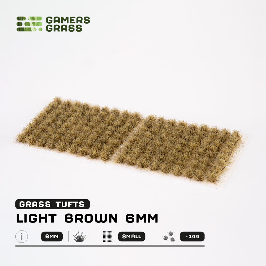 Light Brown 6mm - Small Tufts By Gamers Grass