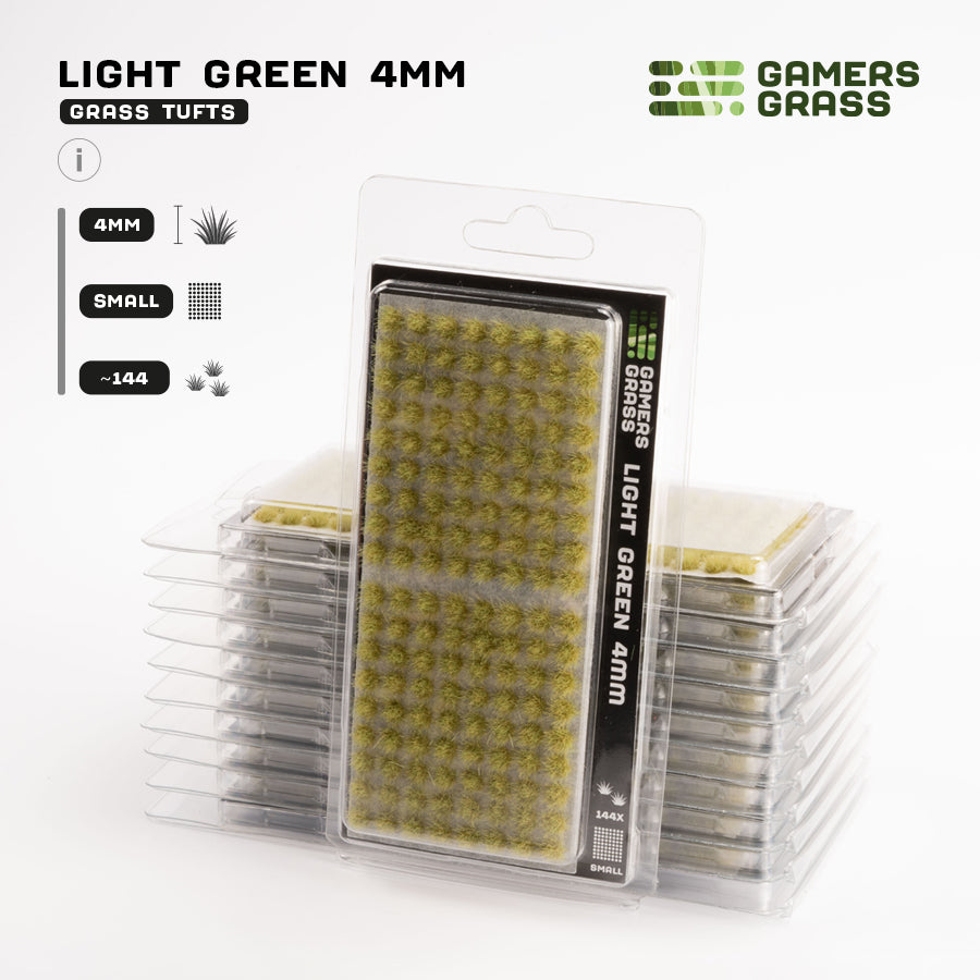 Light Green 4mm - Small Tufts By Gamers Grass