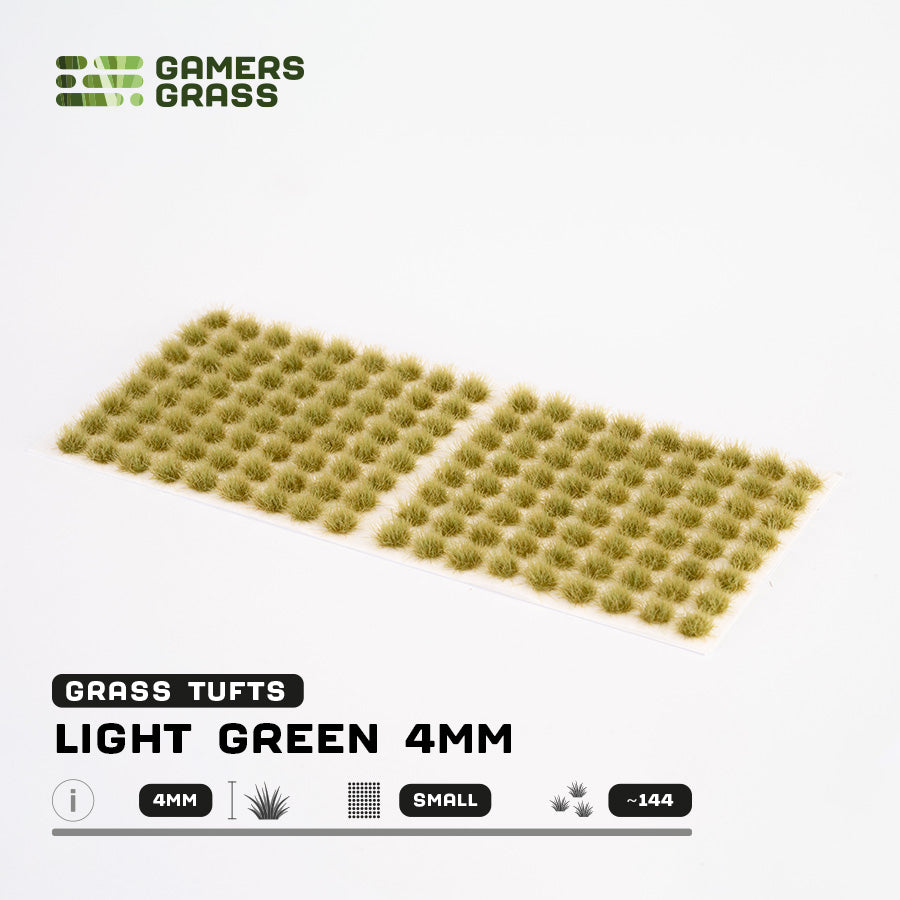 Light Green 4mm - Small Tufts By Gamers Grass