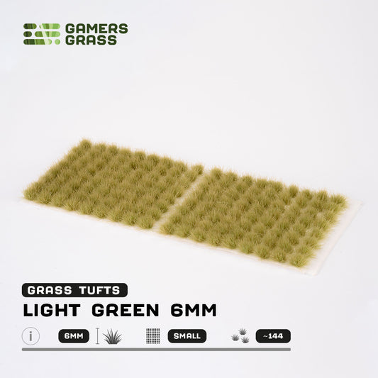 Light Green 6mm - Small Tufts By Gamers Grass