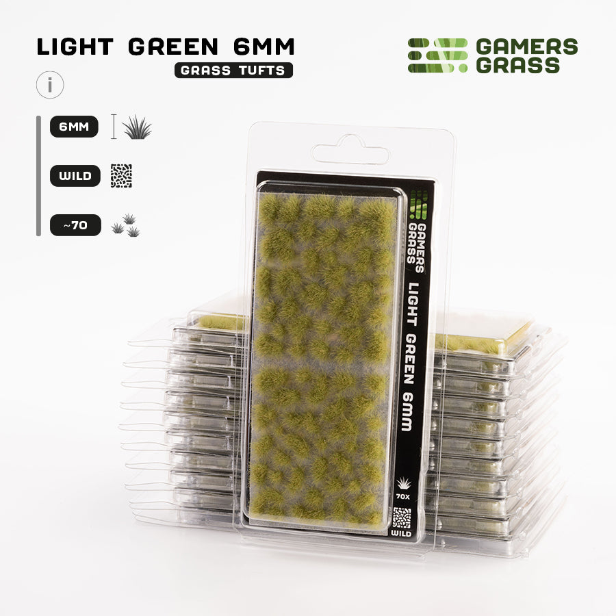 Light Green 6mm - Wild Tufts By Gamers Grass