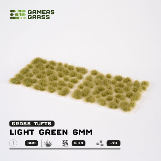 Light Green 6mm - Wild Tufts By Gamers Grass