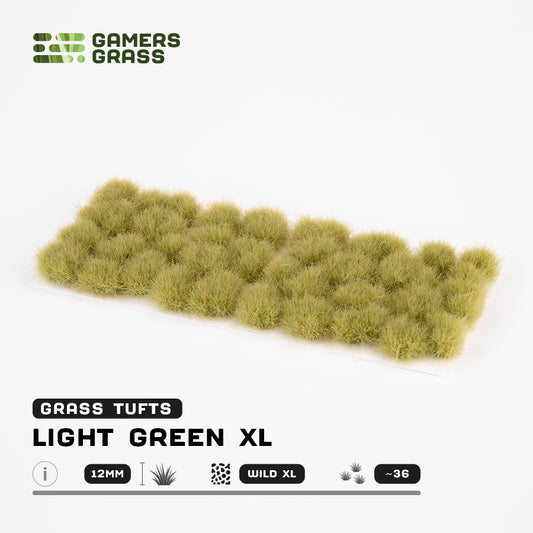 Light Green XL 12mm - Wild Tufts By Gamers Grass