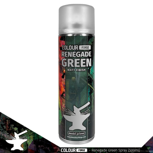 Colour Forge Aerosol Spray Primer - Renegade Green 500ml