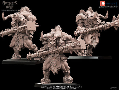 Minotaurs (Multi-Part Regiment) by Avatars of War