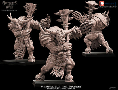 Minotaurs (Multi-Part Regiment) by Avatars of War