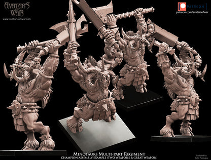 Minotaurs (Multi-Part Regiment) by Avatars of War