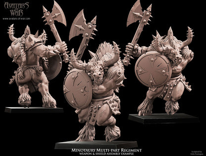 Minotaurs (Multi-Part Regiment) by Avatars of War