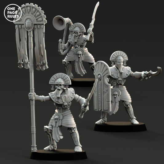 Royal Guard Command - Mummified Undead (3 Models)